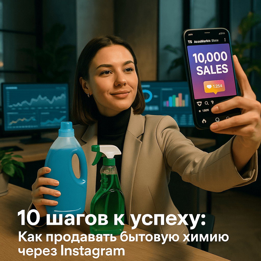 Как продавать бытовую химию через Instagram: 10 шагов к успеху и увеличению продаж