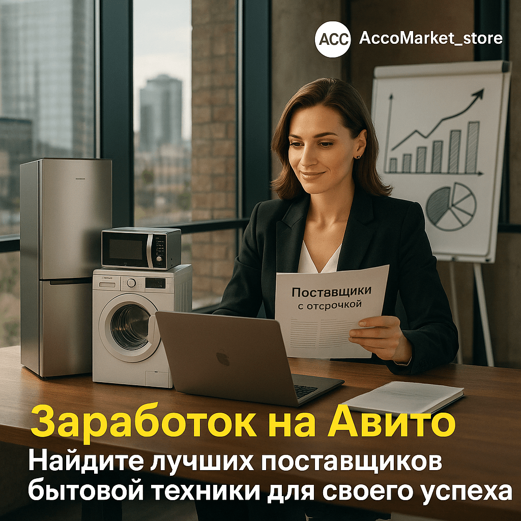 Заработок на Авито: Как выбрать лучших поставщиков бытовой техники с отсрочкой платежа для максимального успеха в 2025 году
