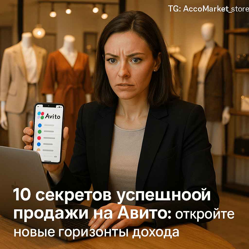 Эффективная продажа одежды на Авито: 10 секретов для новичков, которые увеличат ваши доходы