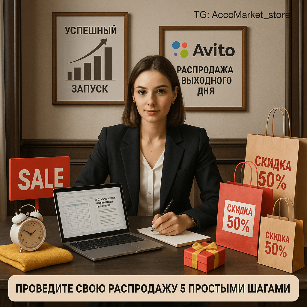 Как провести успешную распродажу выходного дня: 5 шагов для новичков на Авито