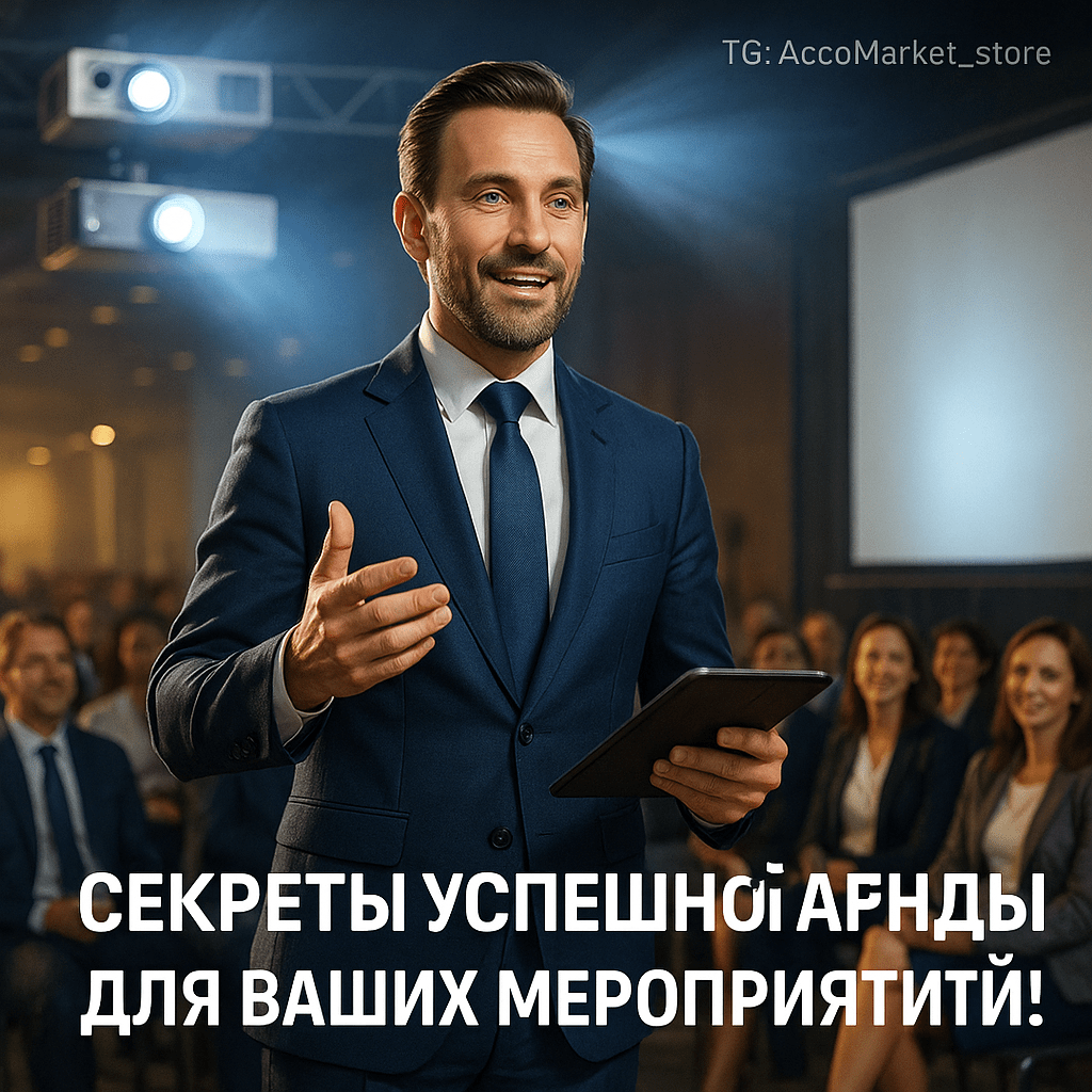 Аренда проекторов и экранов: секреты успешной организации мероприятий для привлечения клиентов