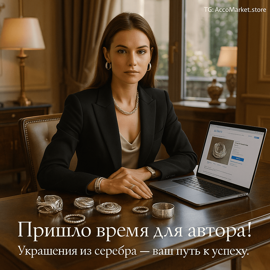 Авторские украшения из серебра на Авито: как создать успешный бизнес и привлечь покупателей