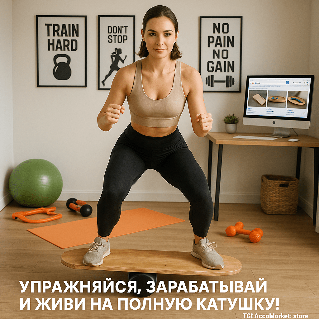 Баланс-борды и тренажёры для дома: как повысить физическую форму и заработать на Авито