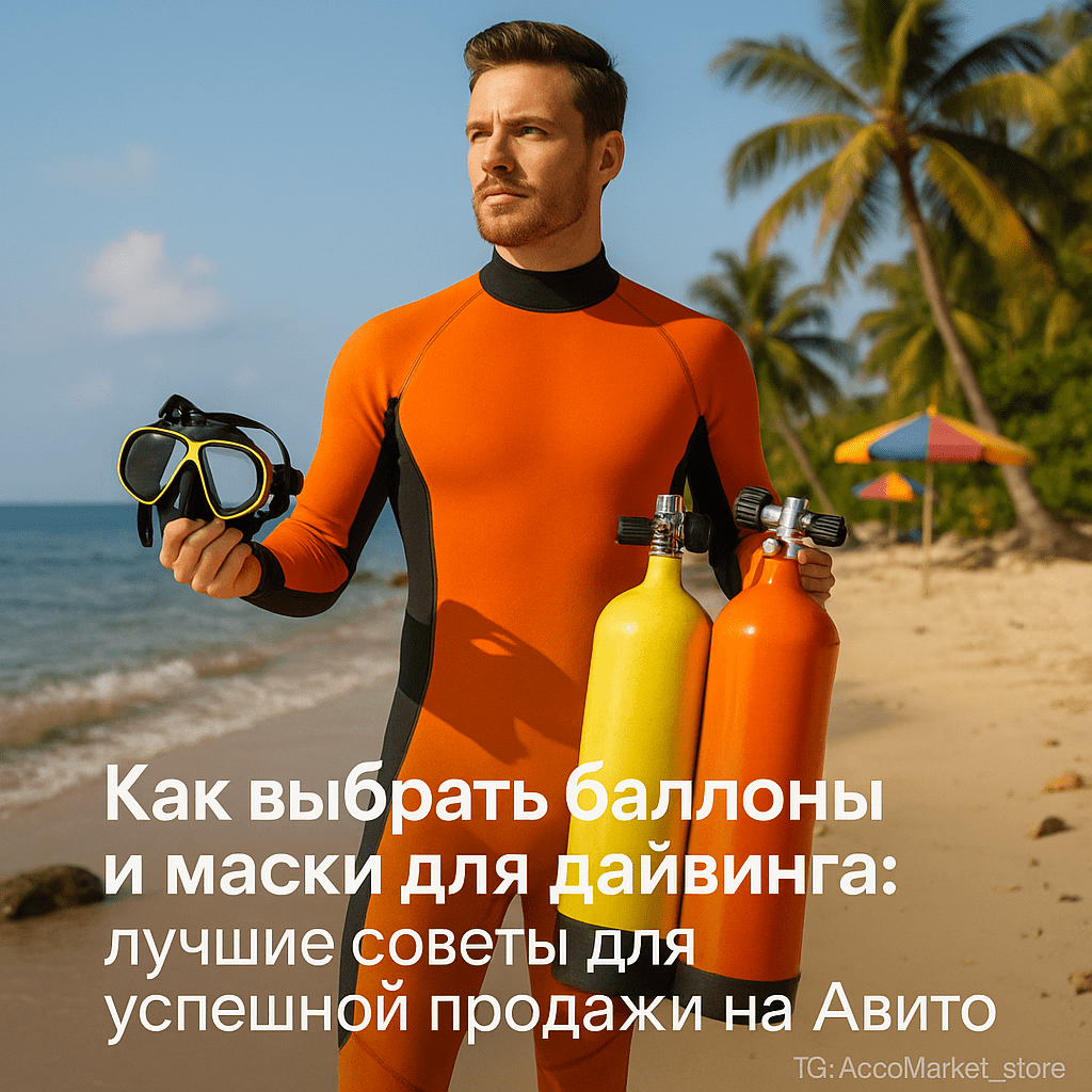 Как выбрать баллоны и маски для дайвинга: лучшие советы для успешной продажи на Авито