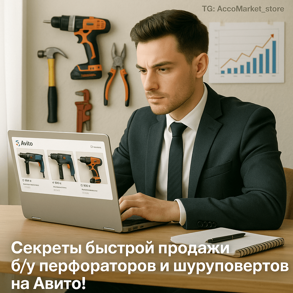 Как быстро продать б/у перфоратор и шуруповерт на Авито: секреты успеха и стратегии заработка
