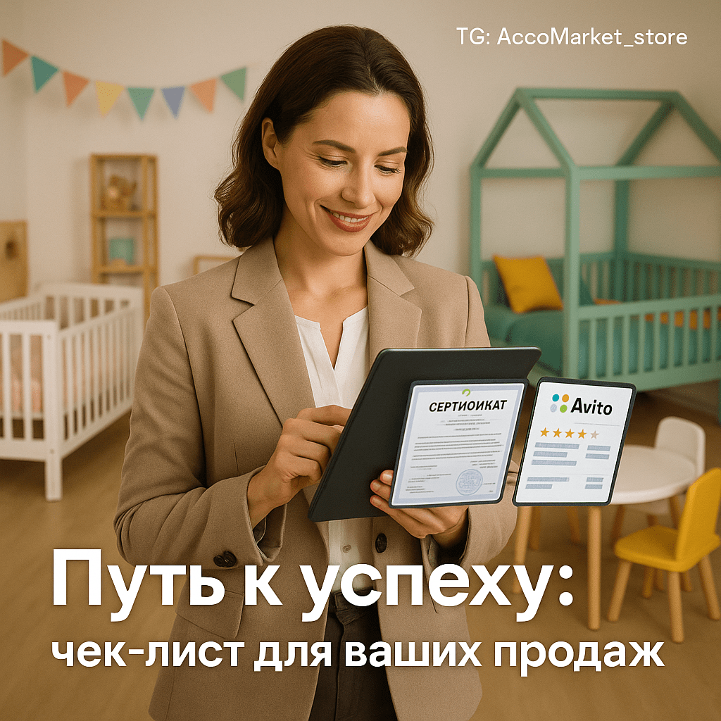 Как поднять продажи детской мебели на Авито: проверенный чек-лист с сертификатами качества для успешного заработка