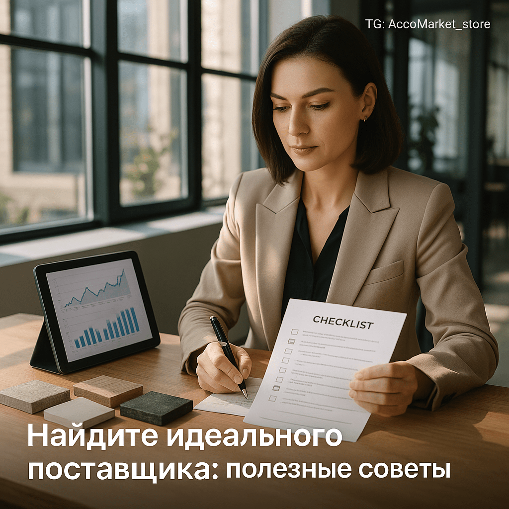 Как выбрать надежного поставщика строительных материалов для дропшиппинга на Авито: полезный чек-лист и советы по продажам