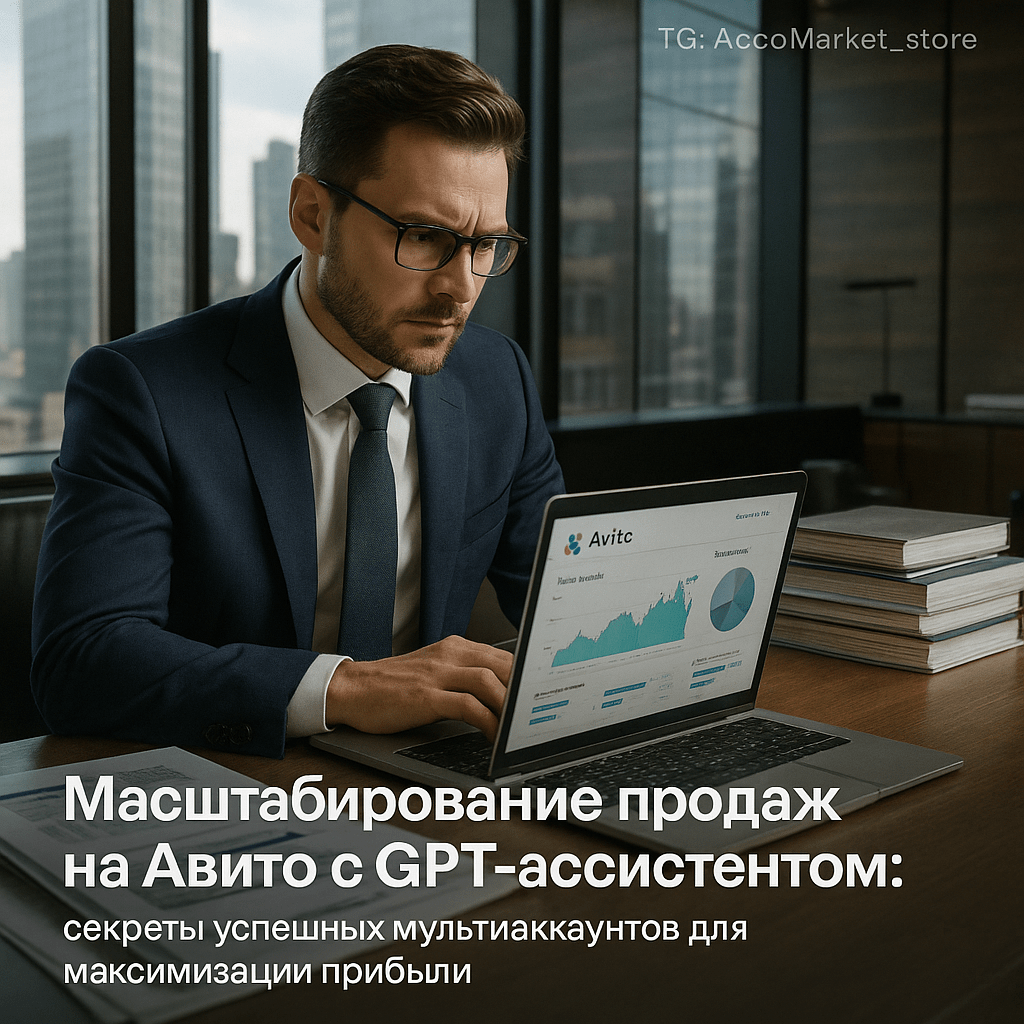 Масштабирование продаж на Авито с GPT-ассистентом: секреты успешных мультиаккаунтов для максимизации прибыли