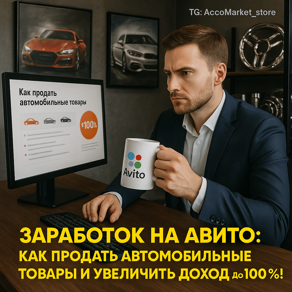 Заработок на Авито: Как продать автомобильные товары и увеличить доход до 100% с интересными схемами и практическими советами