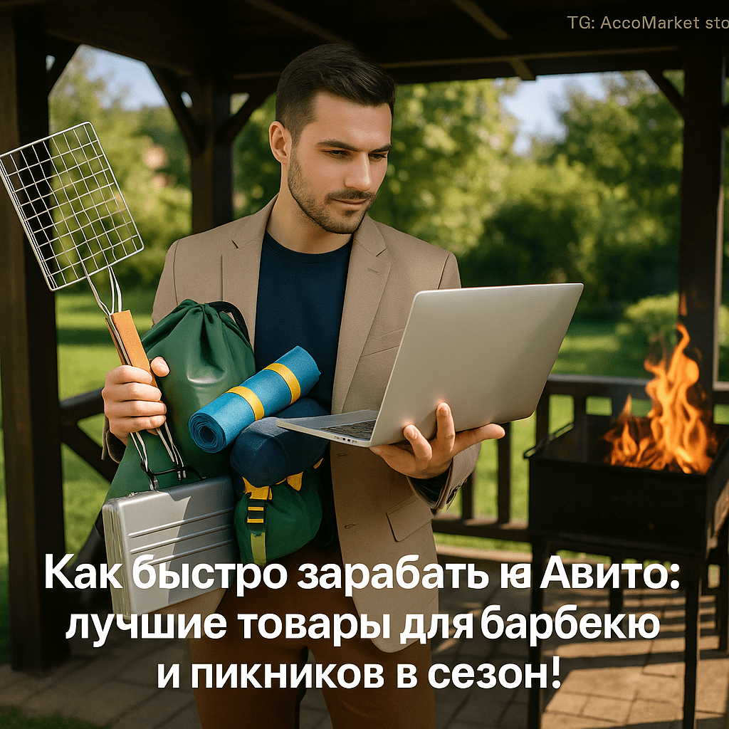 Как быстро заработать на Авито: лучшие товары для барбекю и пикников в сезон!
