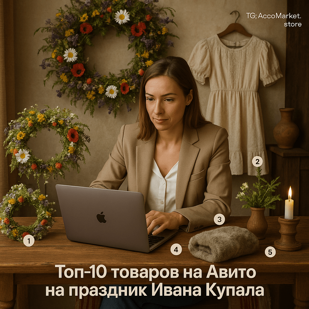Топ-10 самых продаваемых товаров на Авито на праздник Ивана Купала для максимального заработка