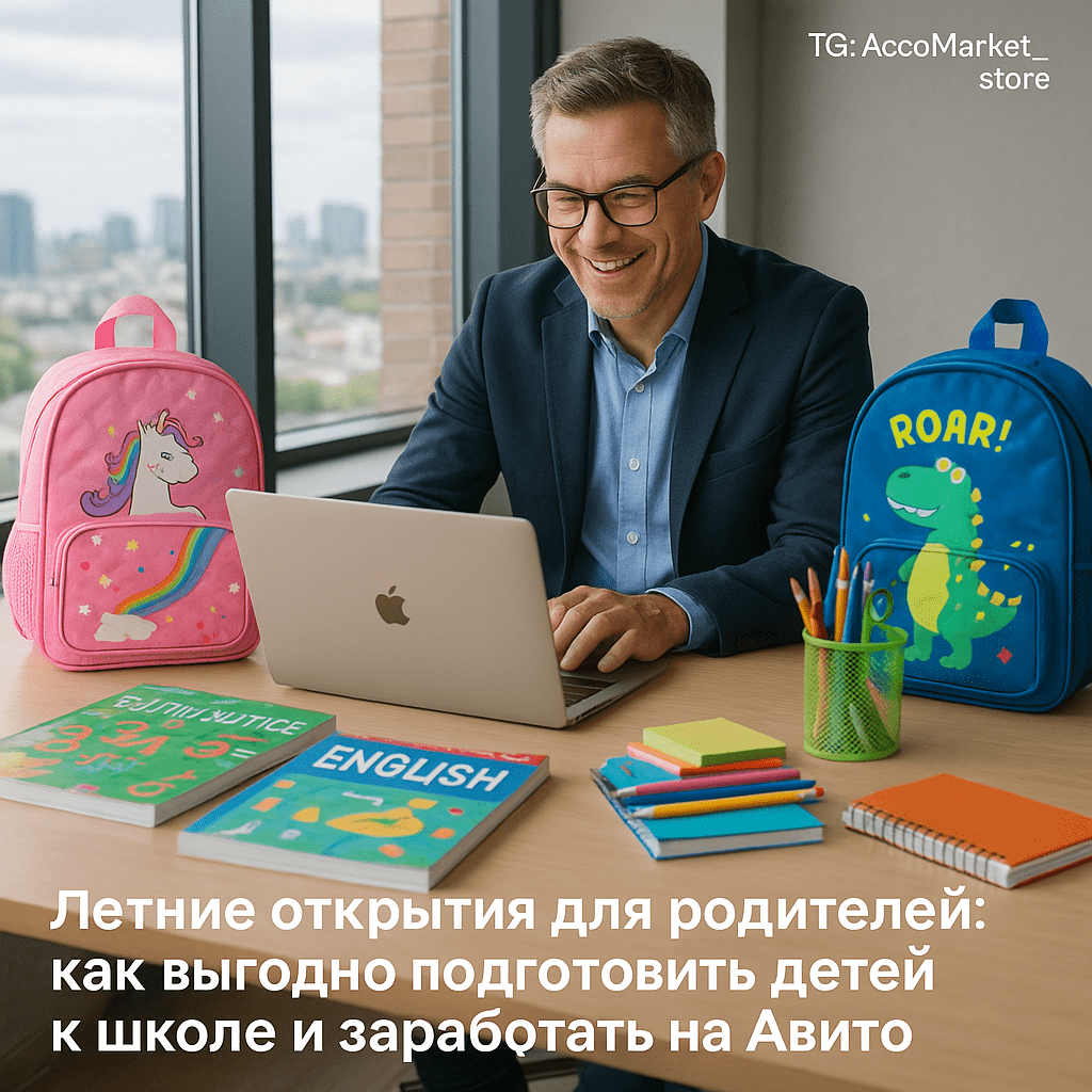 Летние открытия для родителей: как выгодно подготовить детей к школе и заработать на Авито