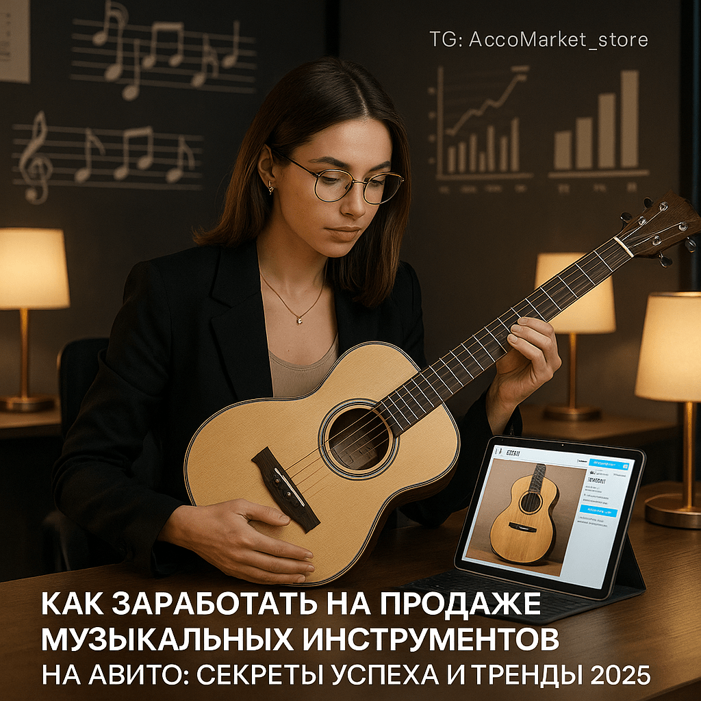 Как заработать на продаже музыкальных инструментов на Авито: секреты успеха и тренды 2025 года