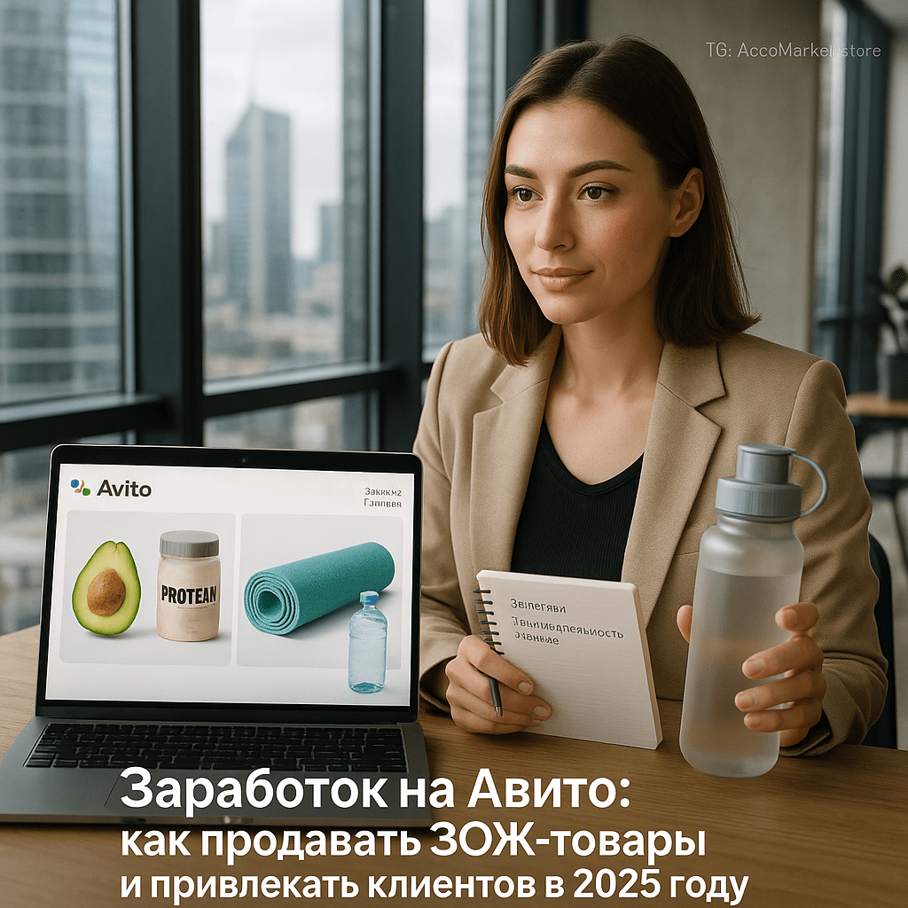 Заработок на Авито: как продавать товары для здорового образа жизни и привлекать клиентов в 2025 году