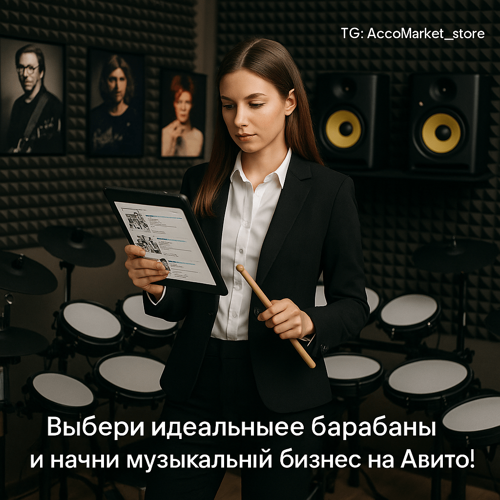 Электронные барабаны для новичков: как выбрать идеальный инструмент и начать музыкальный бизнес на Авито