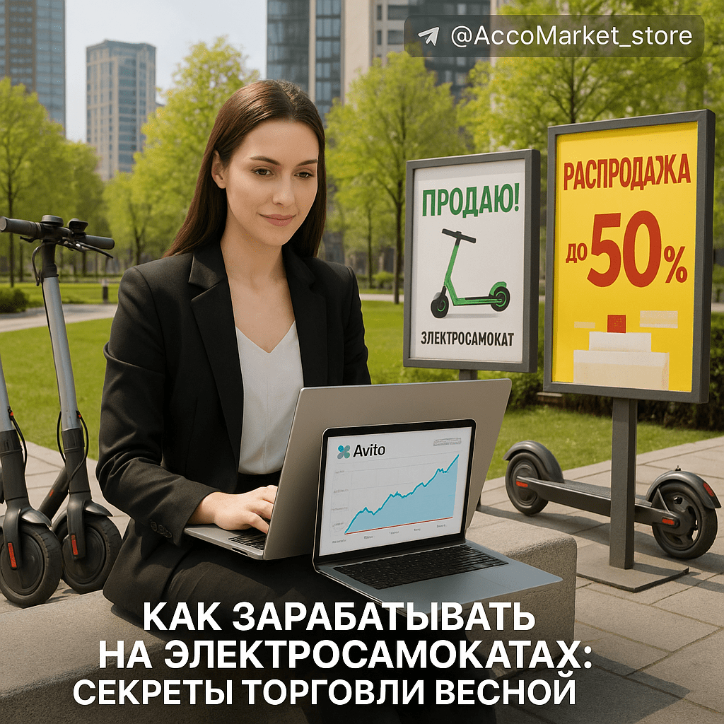 Как заработать на электросамокатах: секреты успешной торговли на Авито весной 2024 года