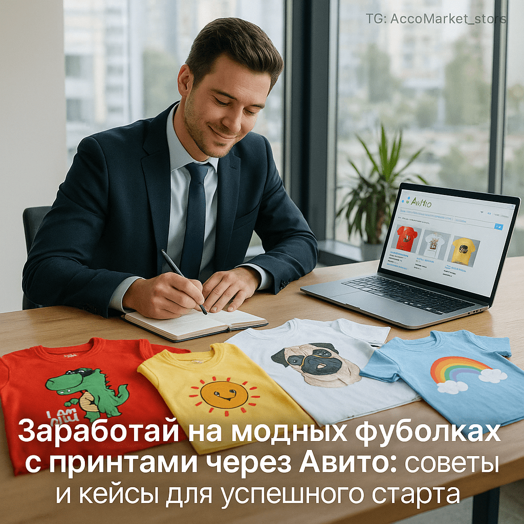 Заработай на модных футболках с принтами через Авито: советы, кейсы и рекомендации для успешного старта