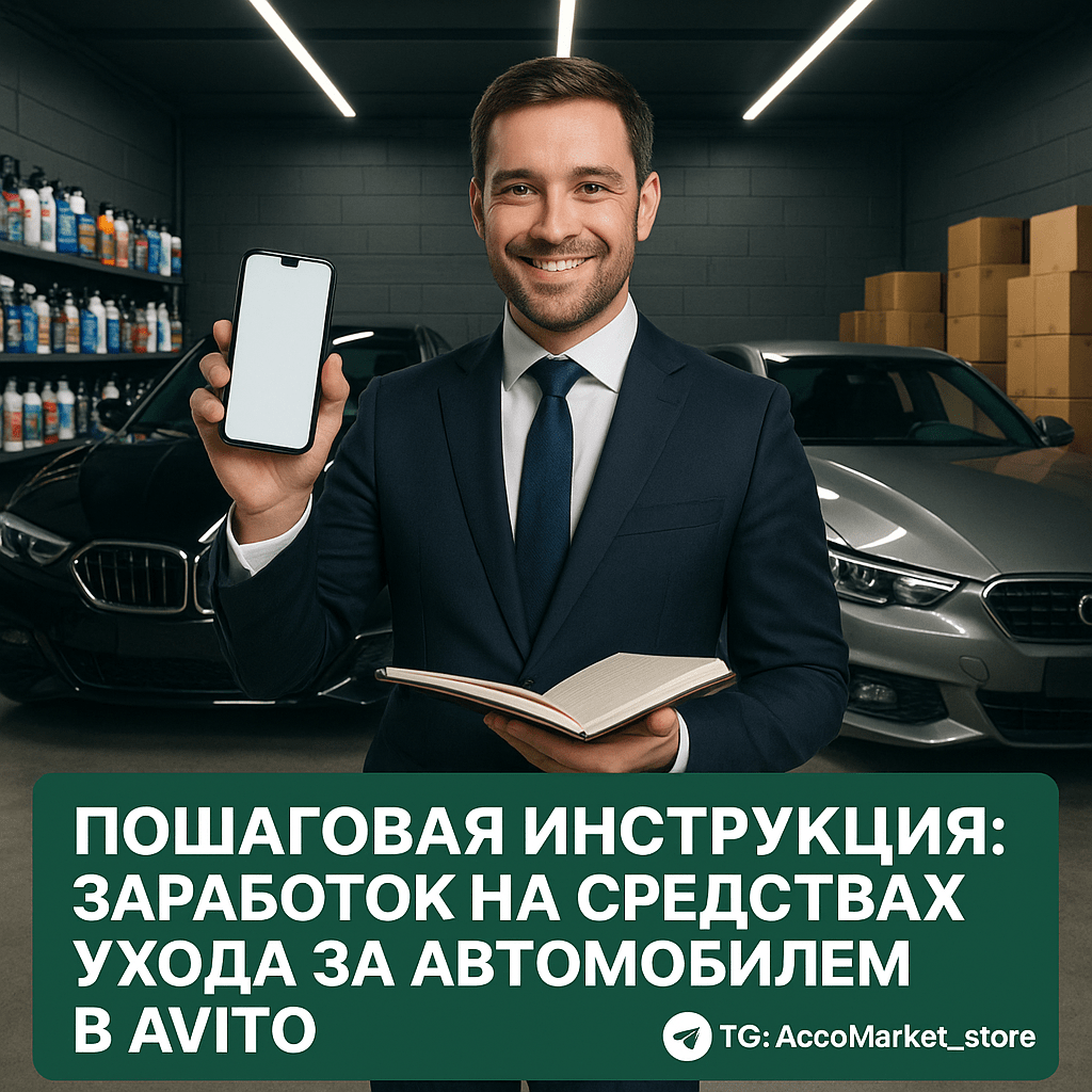 Как заработать на перепродаже средств ухода за автомобилем на Авито: пошаговая инструкция для начинающих бизнесменов