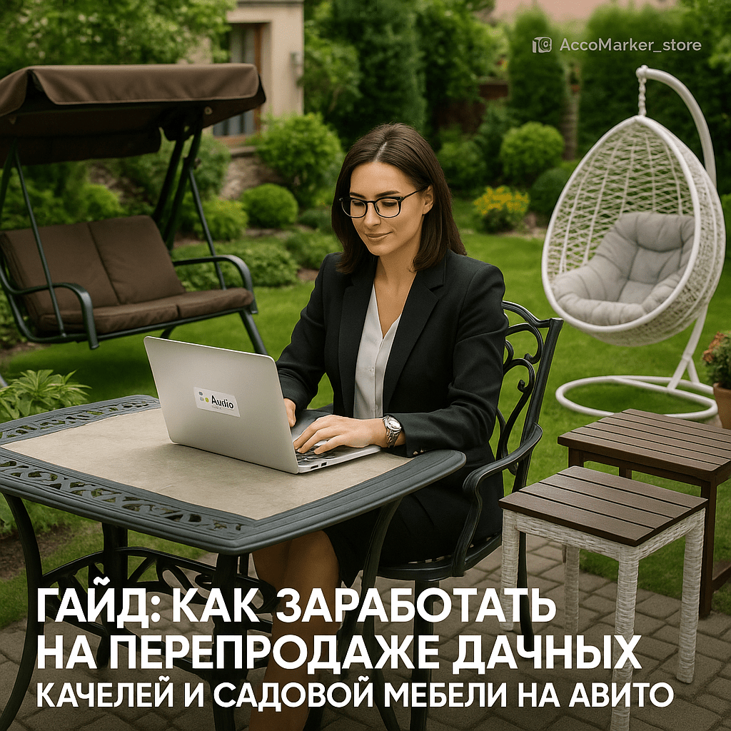 Как заработать на перепродаже дачных качелей и садовой мебели на Авито: секреты успешного бизнеса