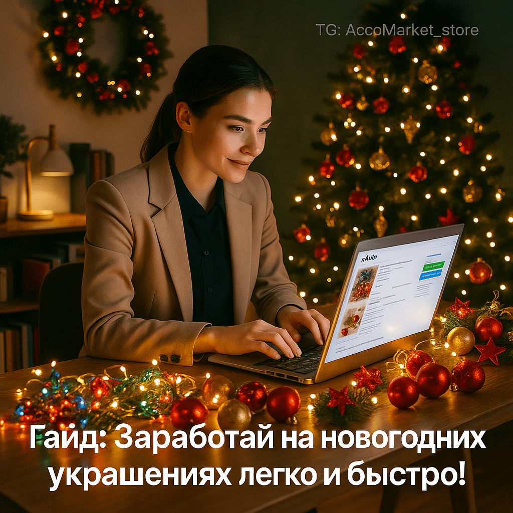 Как заработать на новогодних украшениях и гирляндах на Авито: практическое руководство для начинающих бизнесменов