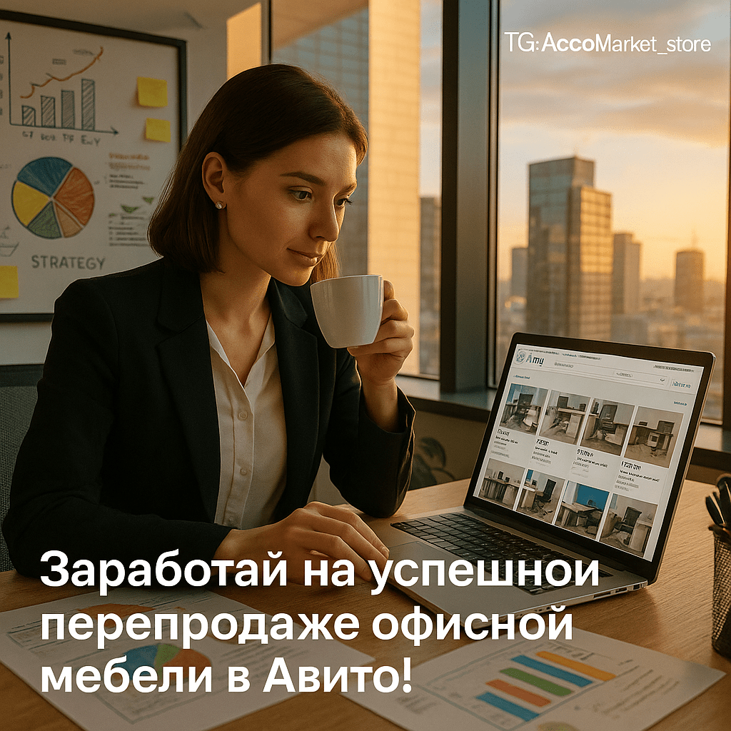 Как начать зарабатывать на перепродаже офисной мебели через Авито: пошаговый гид для новичков