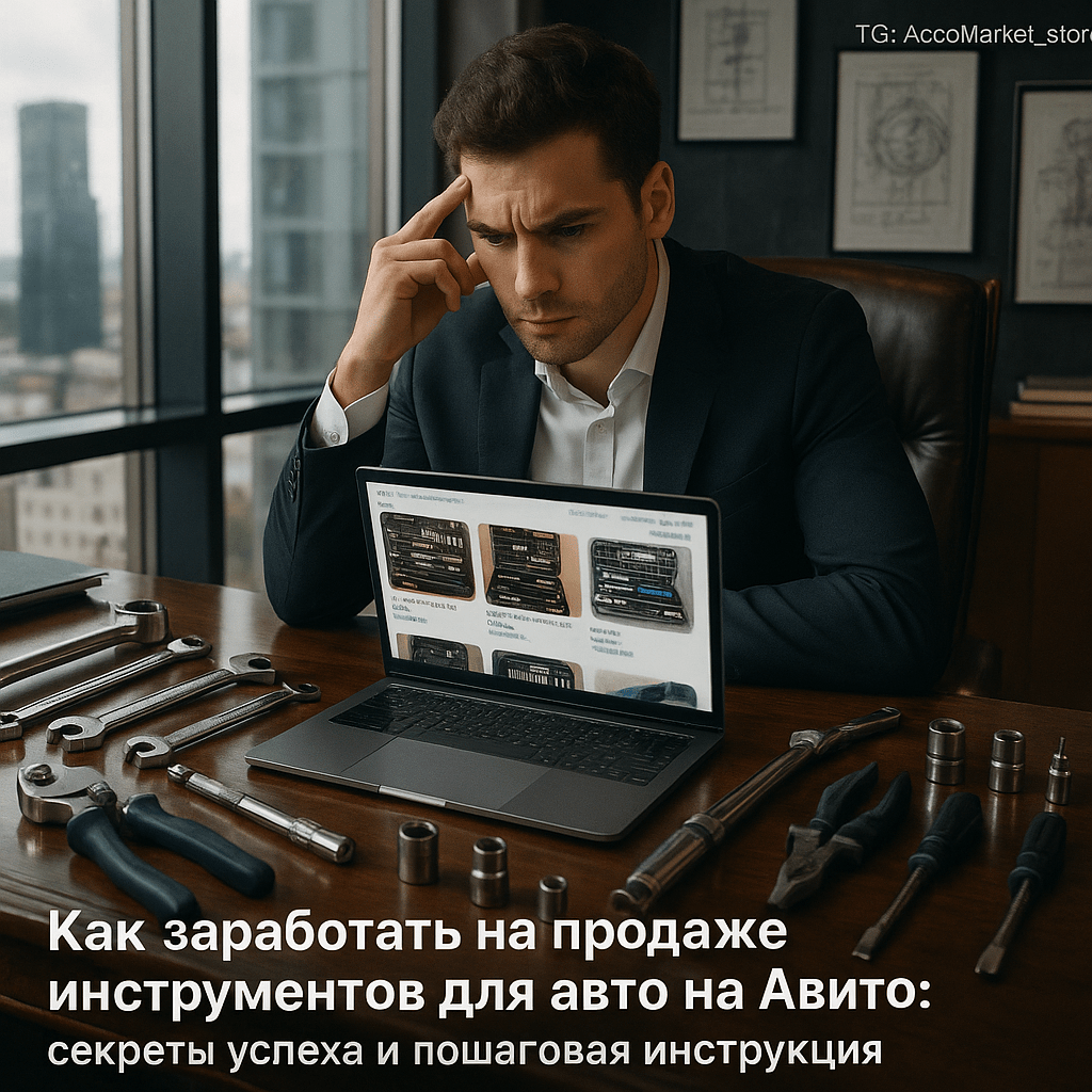 Как заработать на продаже инструментов для авто на Авито: секреты успеха и пошаговая инструкция