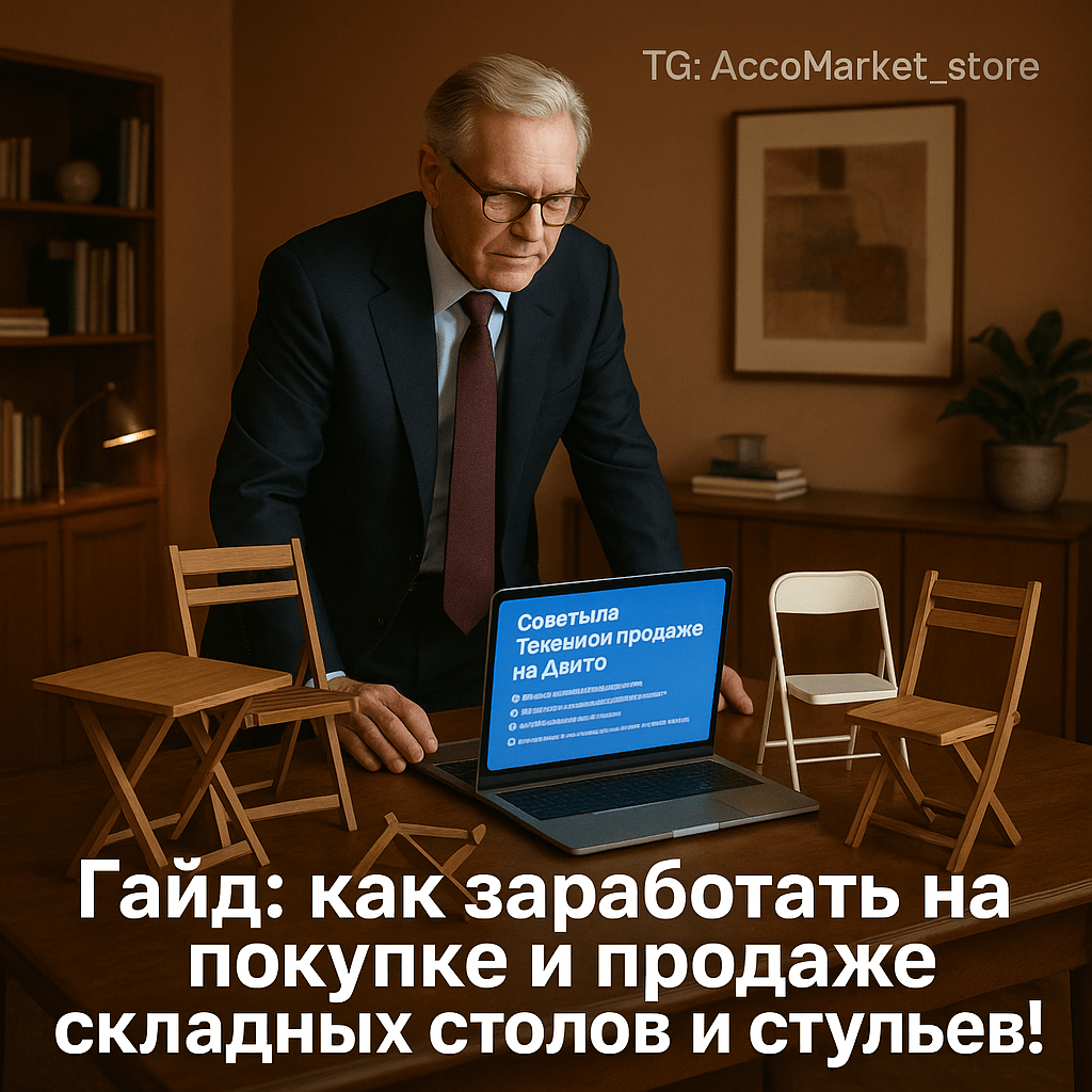 Как заработать на продаже складных столов и стульев на Авито: секреты успеха и советы для новичков