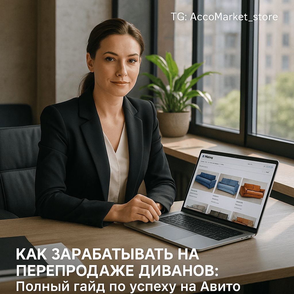 Как зарабатывать на перепродаже диванов: Полный гайд по успеху на Авито