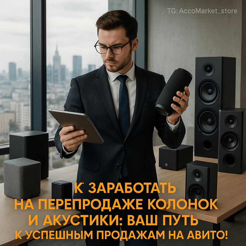 Как заработать на перепродаже колонок и акустики: полный гайд для успешных продаж на Авито