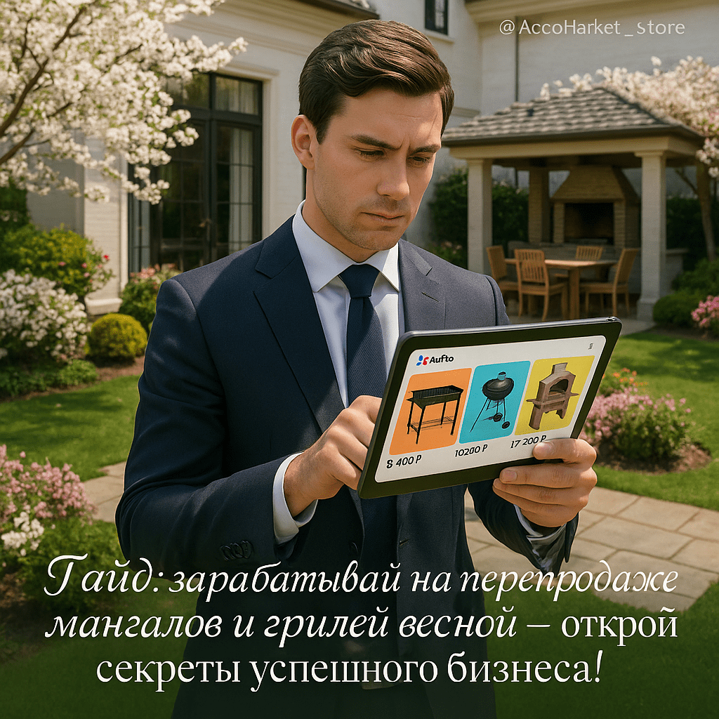 Как заработать на перепродаже мангалов и грилей весной: секреты успешного бизнеса на Авито