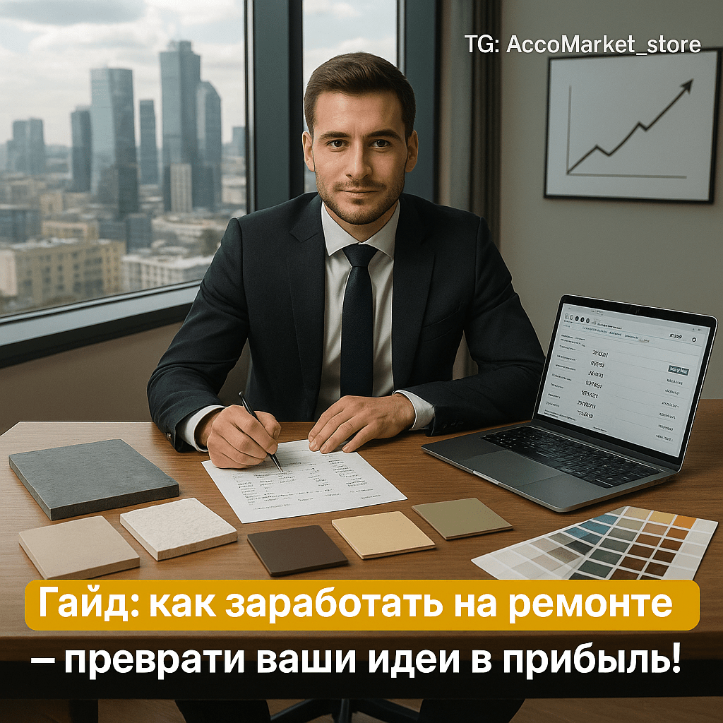 Заработок на Авито: Как выгодно перепродавать товары для ремонта и отделки квартиры в 2025 году