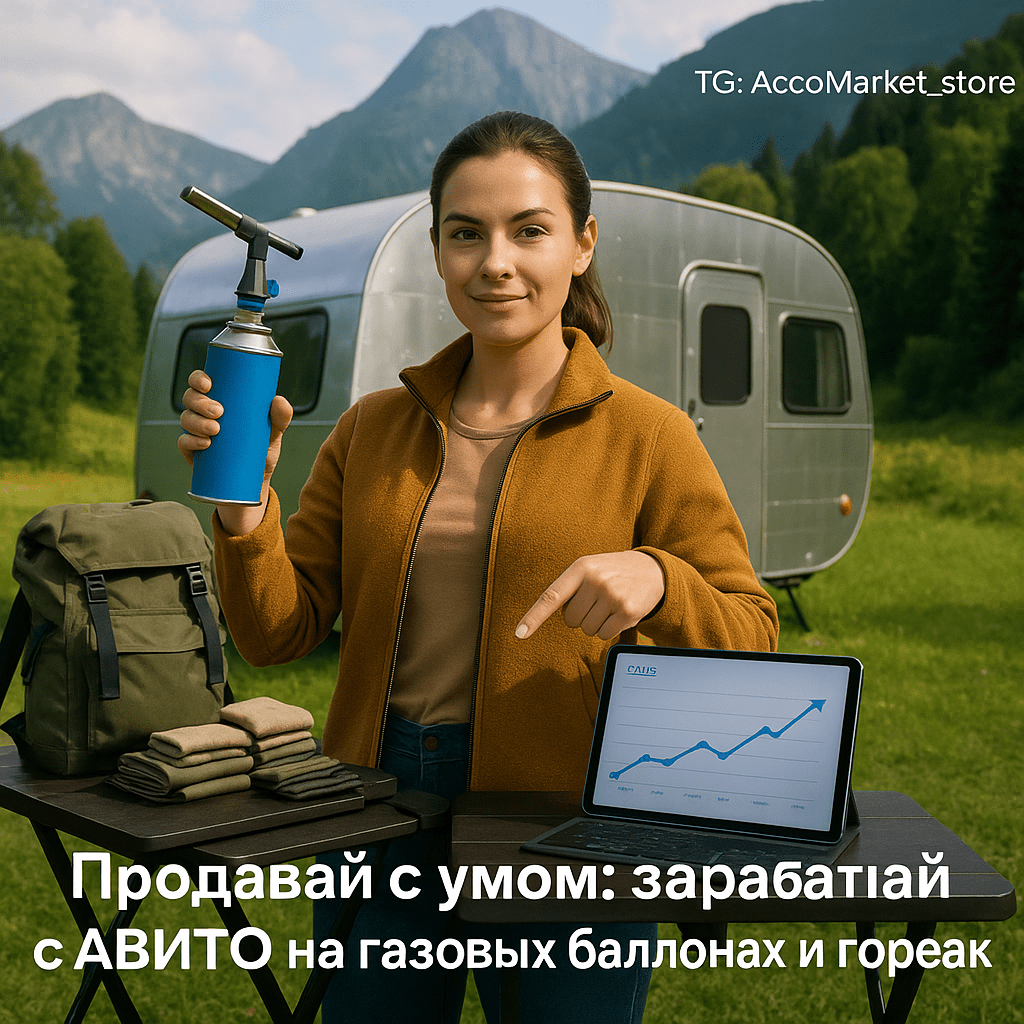 Как заработать на Авито: продаем газовые баллоны и горелки «турбо» для активного отдыха