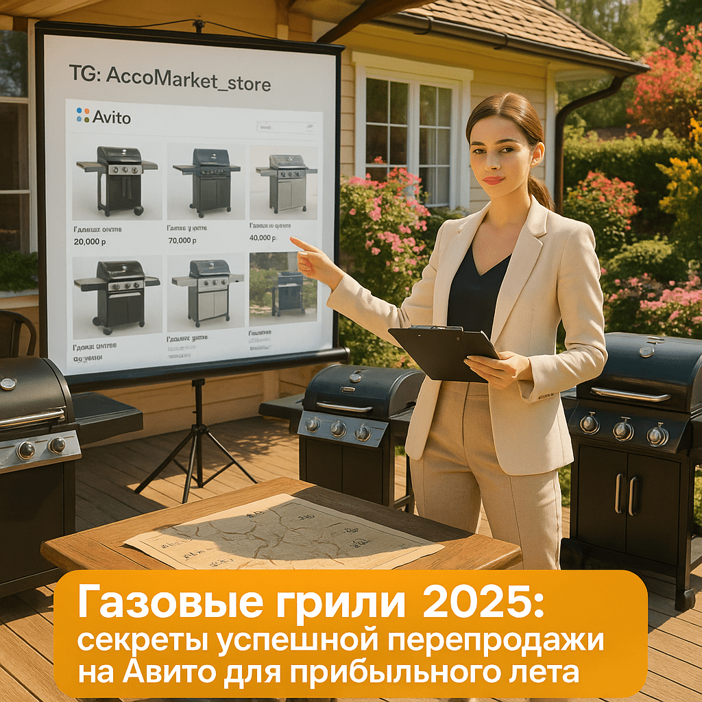 Газовые грили 2025: секреты успешной перепродажи на Авито для прибыльного літа