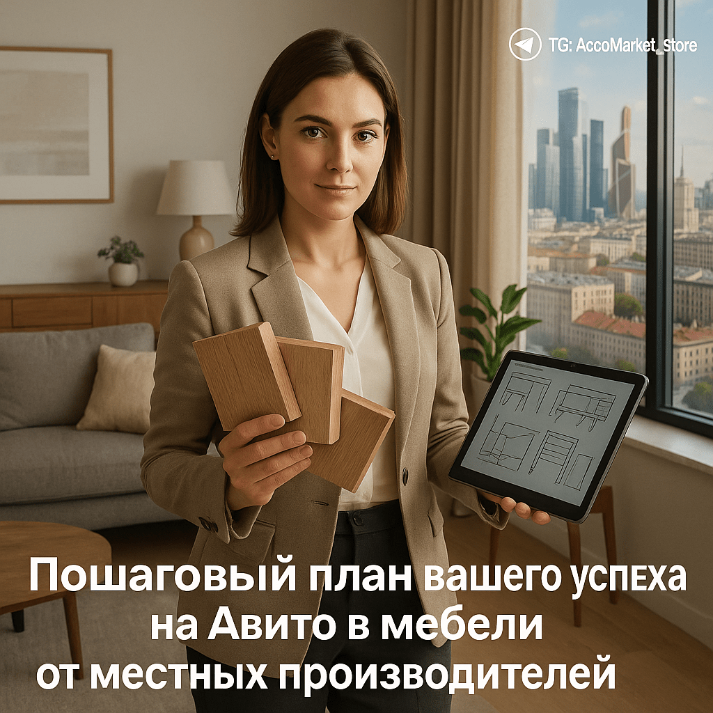 Заработок на мебели от местных производителей в Москве: ваш пошаговый план успеха на Авито
