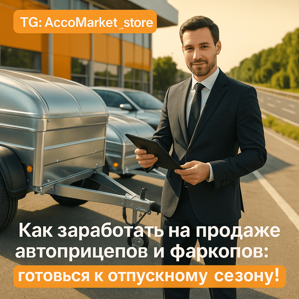 Как заработать на продаже автоприцепов и фаркопов: готовься к отпускному сезону!