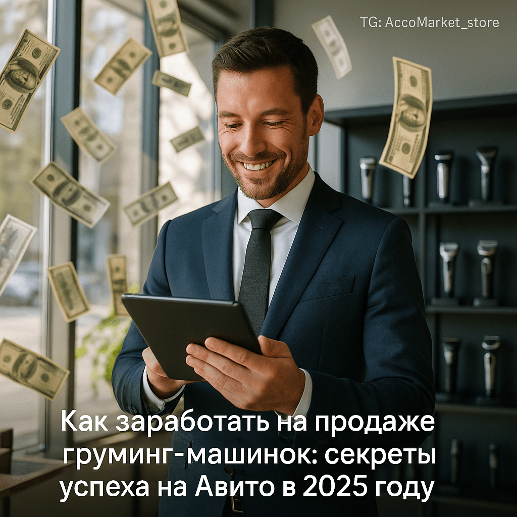 Как заработать на продаже груминг-машинок: секреты успеха на Авито в 2025 году
