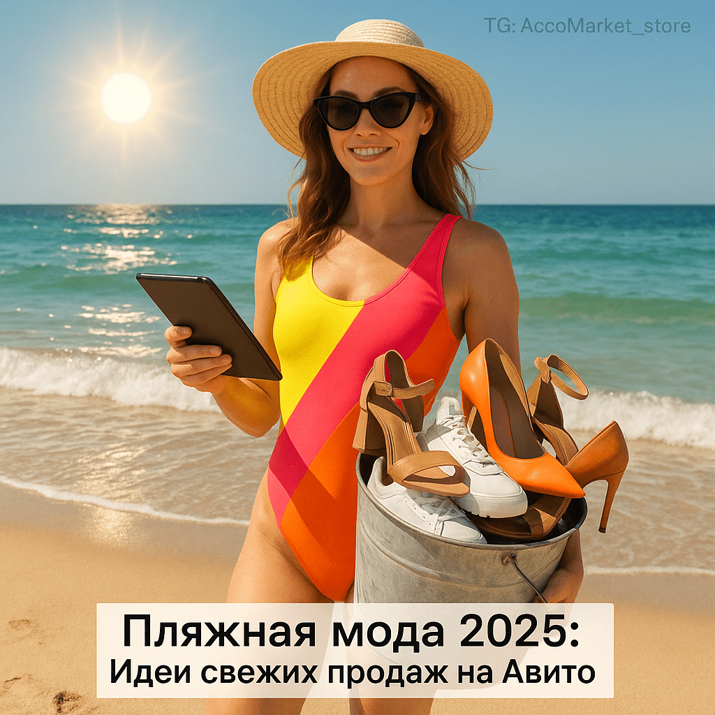 Пляжная мода 2025: Как продавать купальники и обувь на Авито и зарабатывать больше всех!