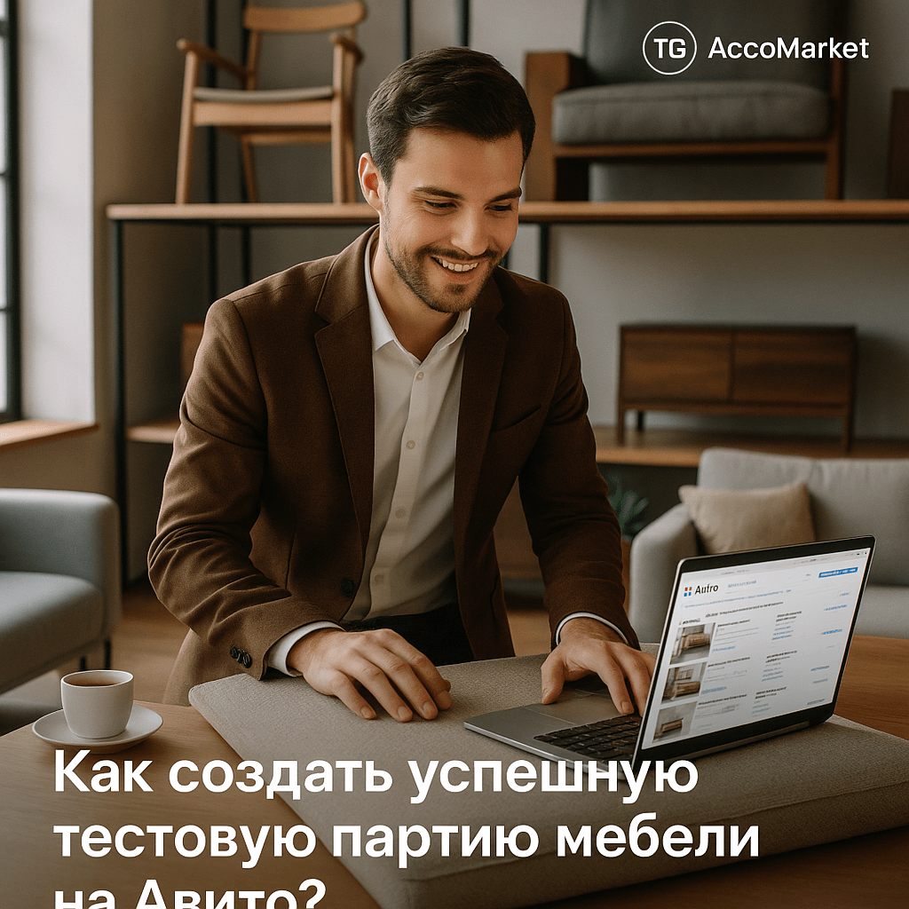 Как запустить успешную тестовую партию мебели на Авито: пошаговая инструкция для начинающих предпринимателей