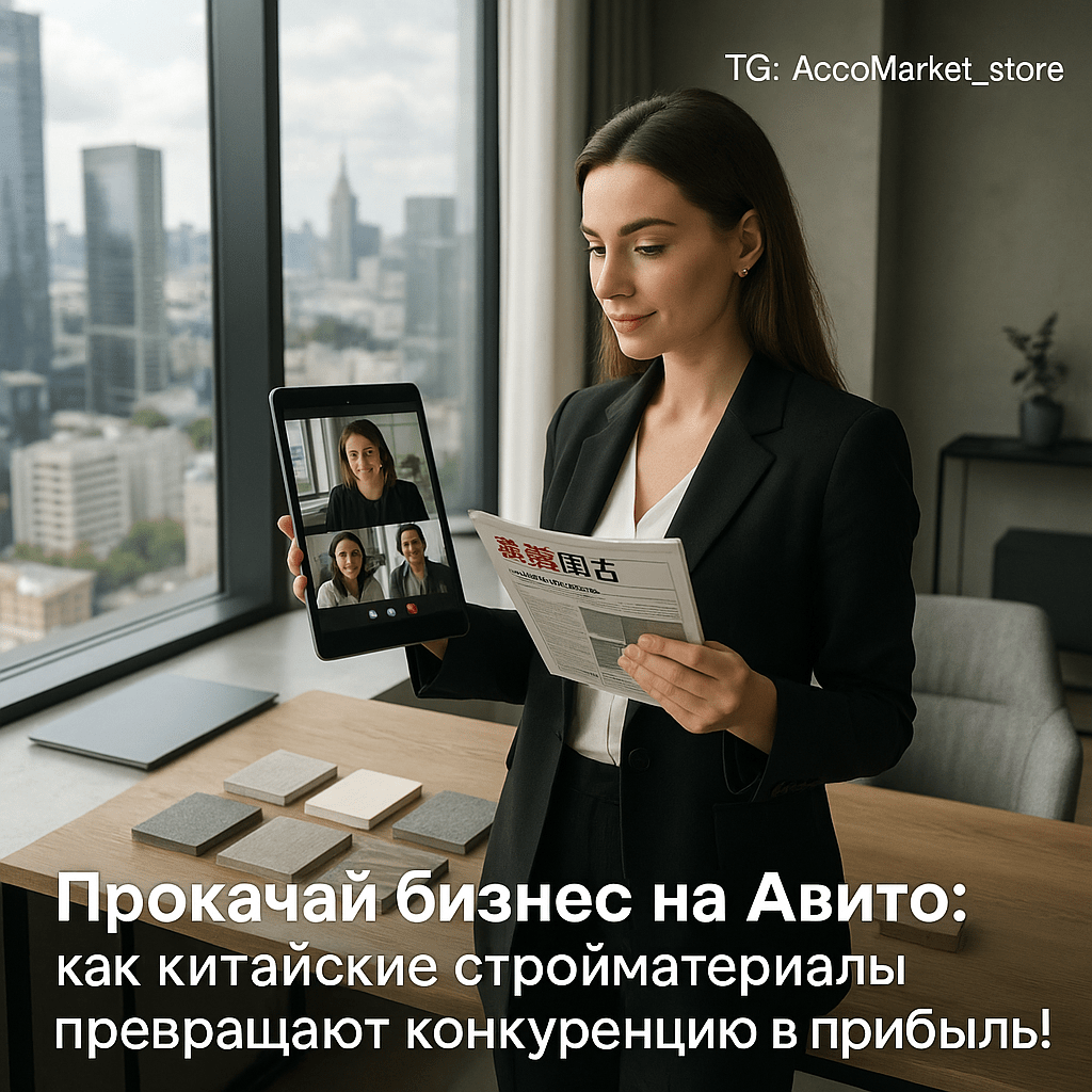 Прокачай бизнес на Авито: как китайские стройматериалы превращают конкуренцию в прибыль!