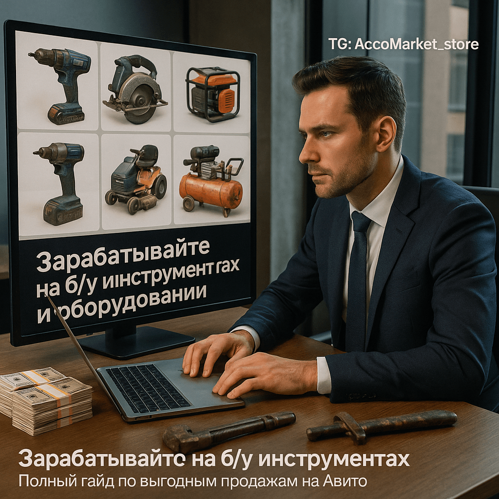 Зарабатывайте на б/у инструментах и оборудовании: Полный гайд по выгодным продажам на Авито