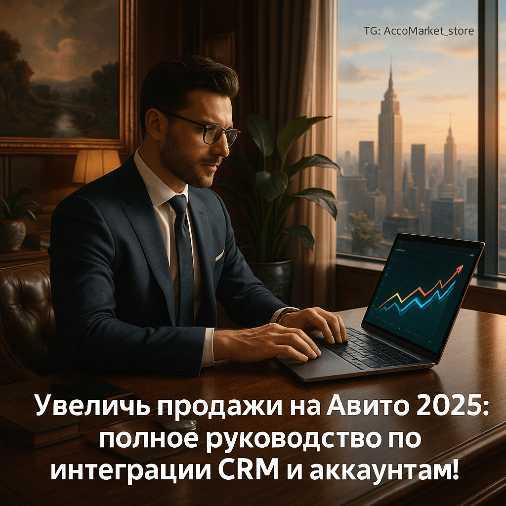 Как максимально увеличить продажи на Авито в 2025 году: полное руководство по интеграции CRM и дополнительным аккаунтам