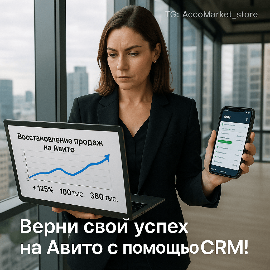 Как восстановить продажи на Авито после блокировки аккаунта: эффективные стратегии интеграции CRM