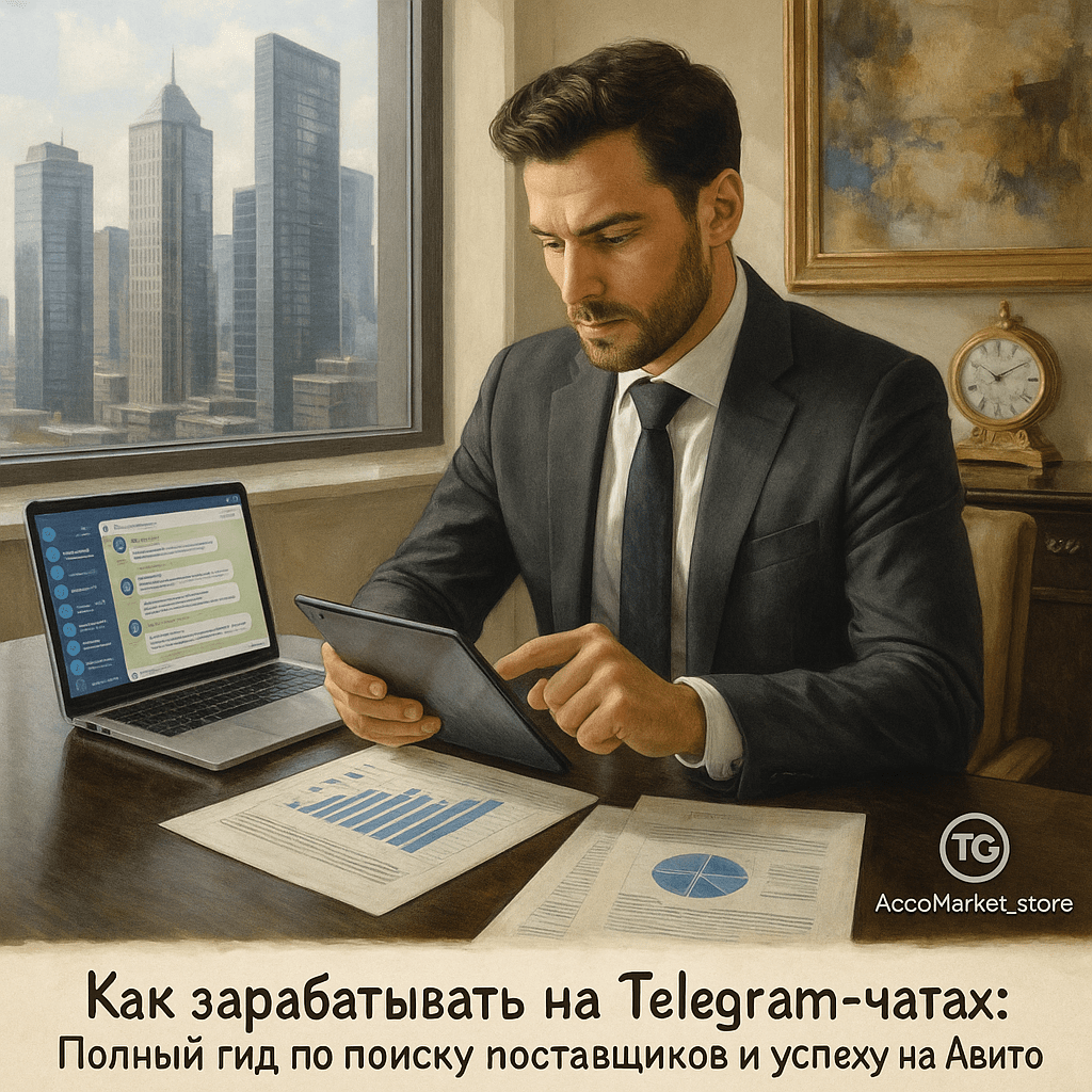 Как зарабатывать на Telegram-чатах: Полный гид по поиску поставщиков и успеху на Авито