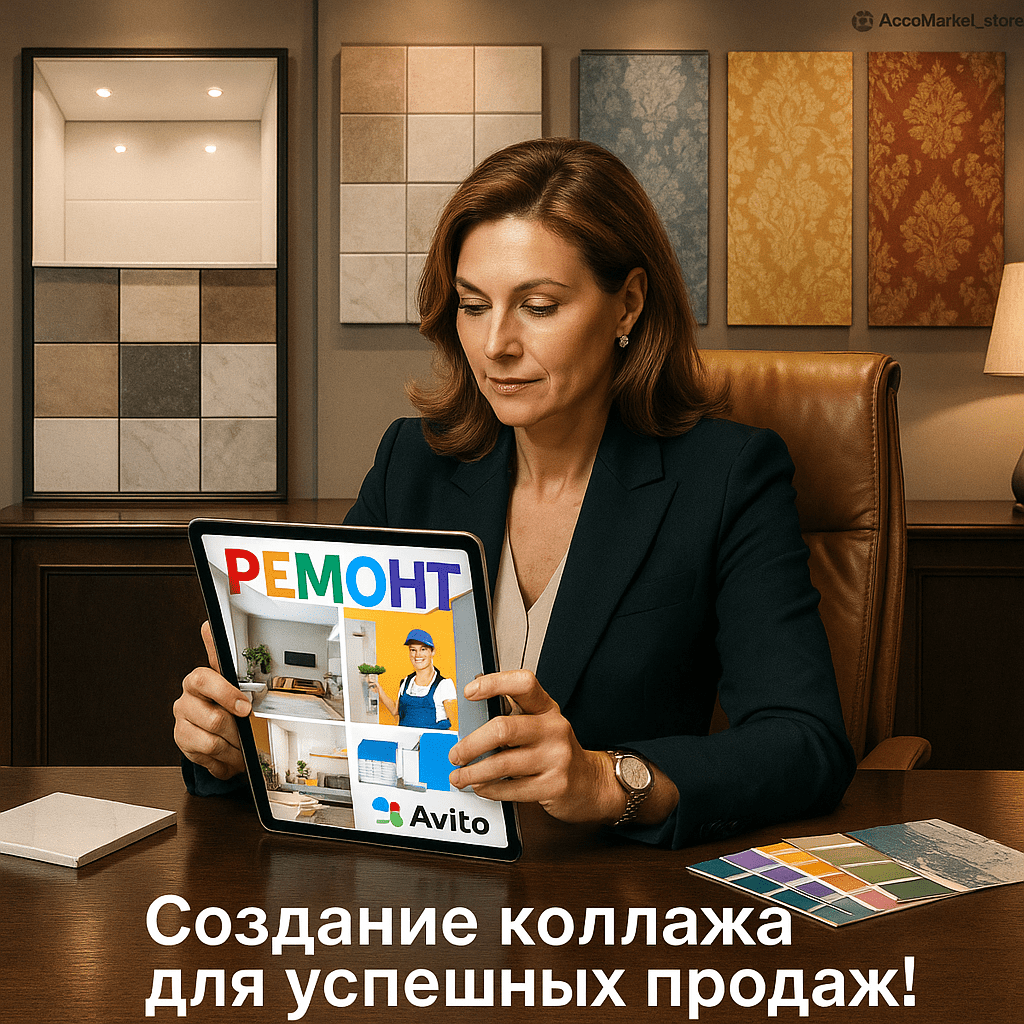 Как создать привлекательный коллаж для рекламы услуг ремонта на Авито и увеличить свои продажи?