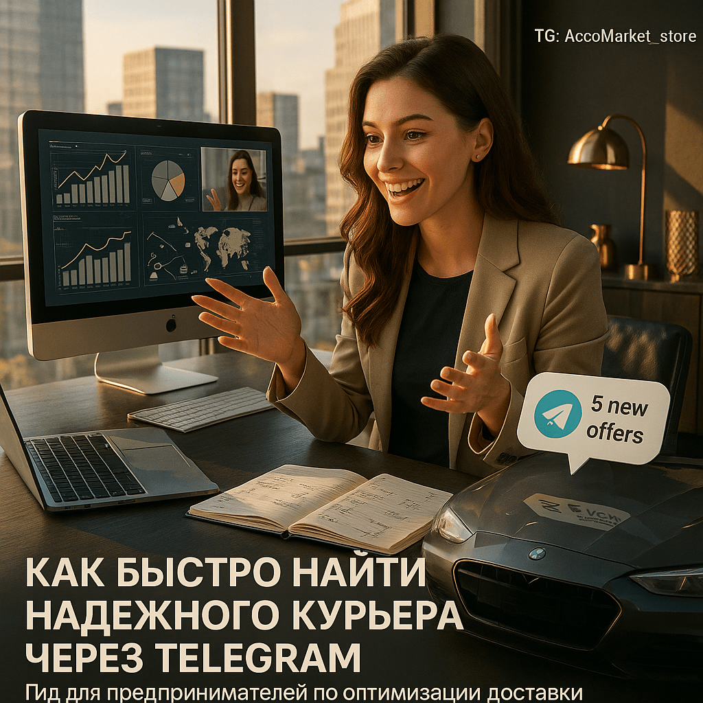 Как быстро найти надежного курьера через Telegram: Гид для предпринимателей по оптимизации доставки