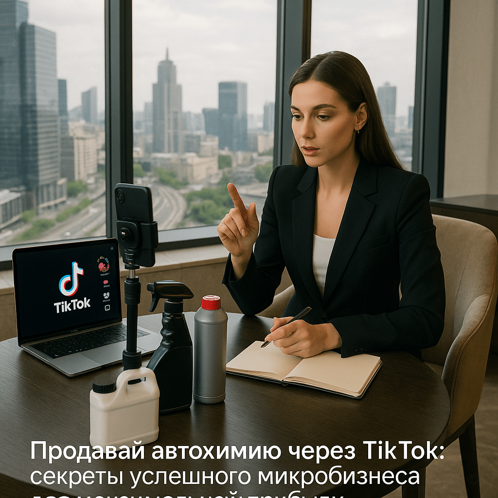 Продавай автохимию через TikTok: секреты успешного микробизнеса для максимальной прибыли