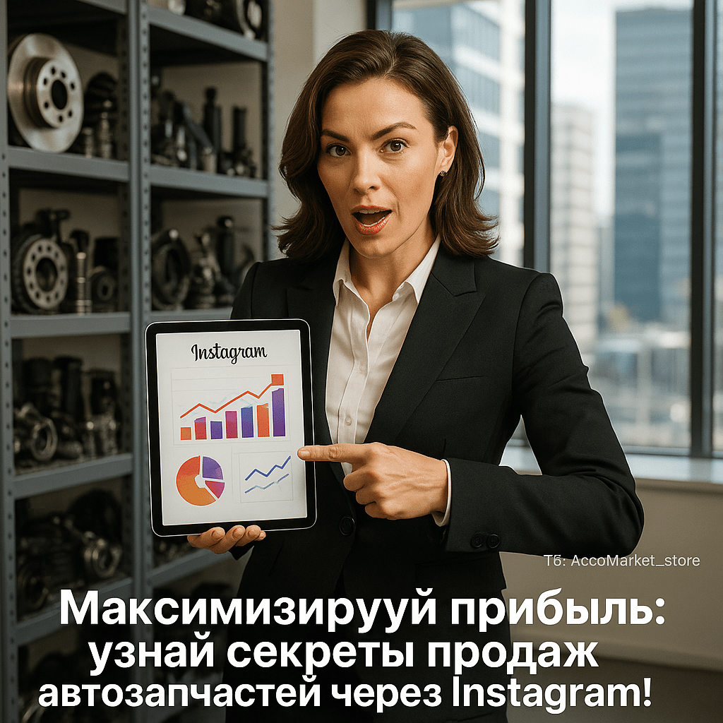 Как успешно продавать автозапчасти через Instagram: стратегии, советы и секреты для максимизации прибыли