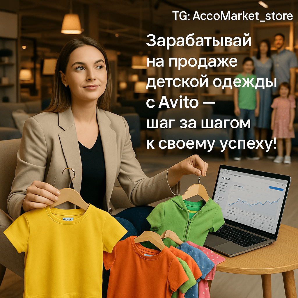 Как начать зарабатывать на продаже детской одежды на Авито: от выбора категории до эффективного продвижения
