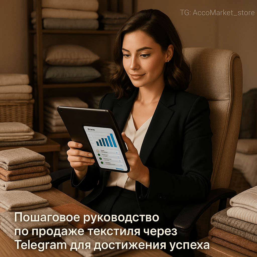 Как эффективно продавать домашний текстиль через Telegram: пошаговое руководство для заработка