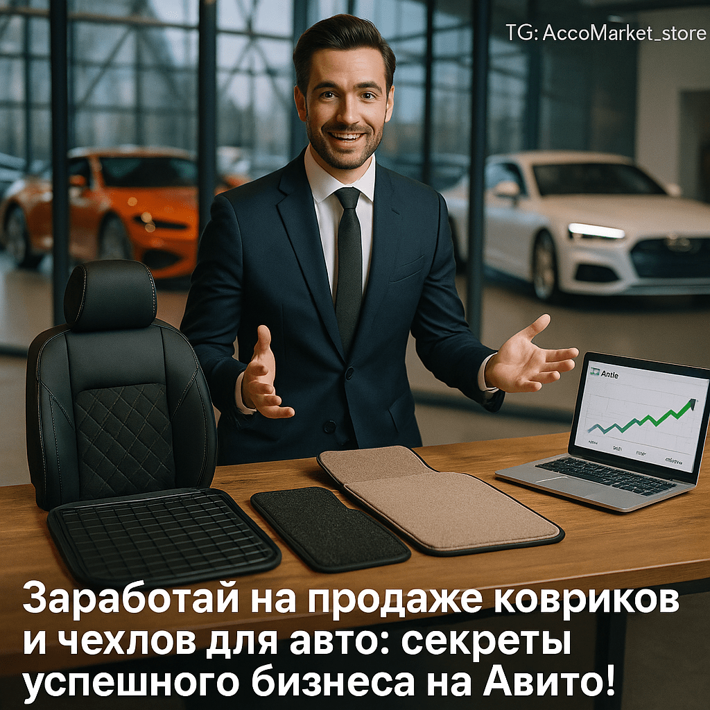 Заработай на продаже ковриков и чехлов для авто: секреты успешного бизнеса на Авито
